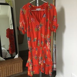 Current Air red floral dress